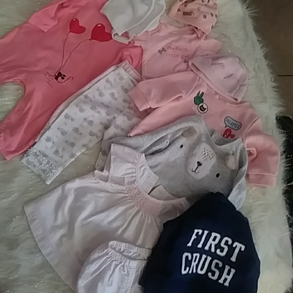 Baby girl 15 piece bundle 3-6 month like new